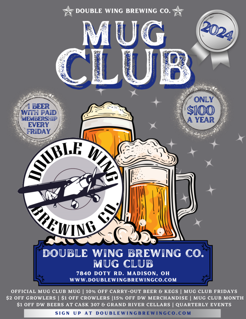 DV DW Mug Club Flyer