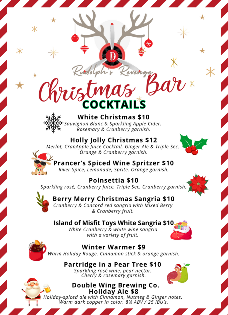 Christmas Bar menu 5
