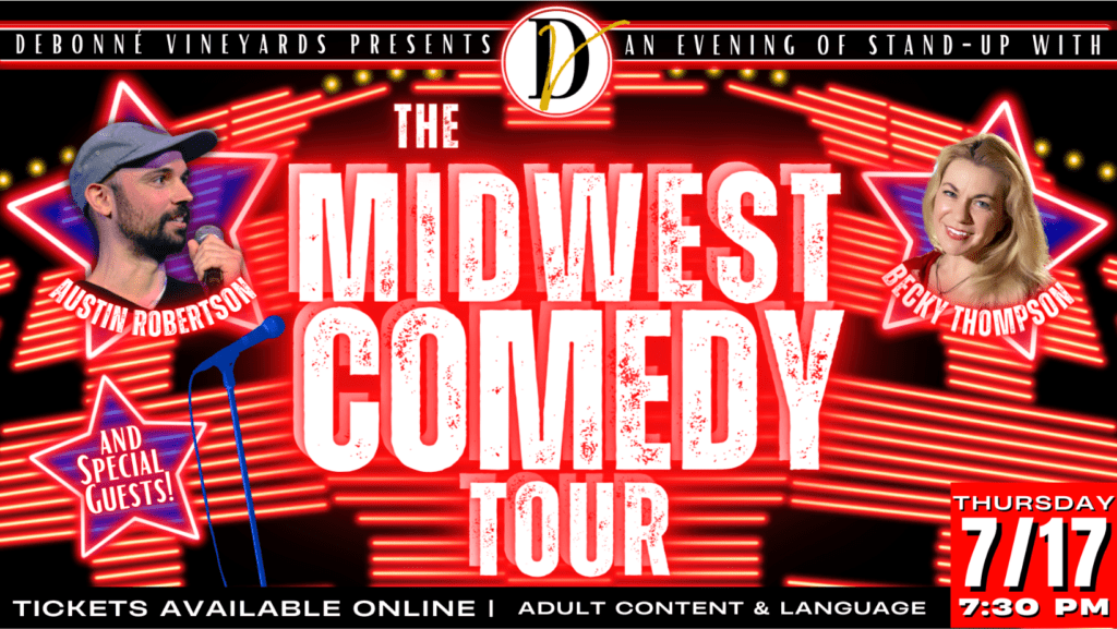 DV July Comedy Show banner